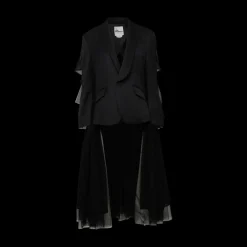 Jacket With Tulle Back