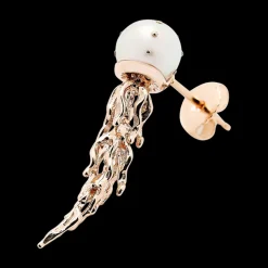 Jellyfish White Pearl Stud