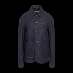 Julian Cashmere Denim Shirt Jacket
