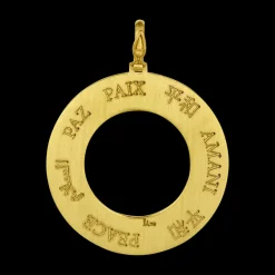 Large Amani Diamond Circle Pendant