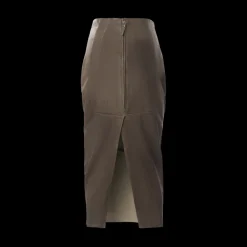 Leather Midi Skirt