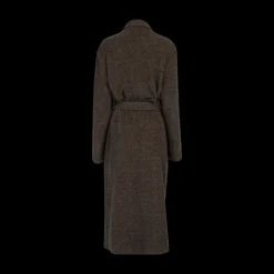 Long Herringbone Coat