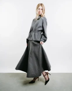 Long Panel Skirt
