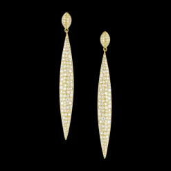 Marquis Multi-Set Diamond Pavé Earrings