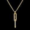 Milano Pinched Diamond Drop Necklace