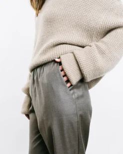 Mock-Neck Kimono Sweater