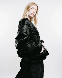 Nylon Twill Bomber Jacket