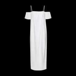 Off-Shoulder Cotton Maxi Dress