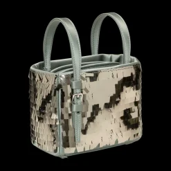 Paillettes Micro Bucket Bag