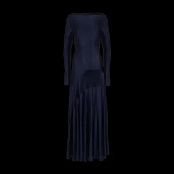 Paneled Jersey Maxi Dress