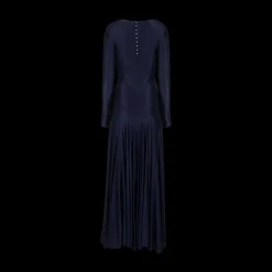 Paneled Jersey Maxi Dress