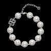 Pearl & Crystal Link Necklace
