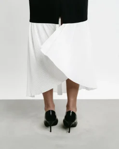 Peplum Maxi Skirt