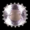 Pink Kunzite & Diamond Cocktail Ring