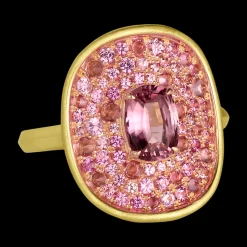 Pink Sapphire New Shield Ring