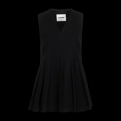 Pleated Sleeveless Top