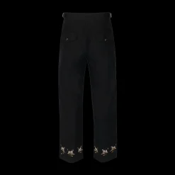 Pointer Side Buckle Trousers