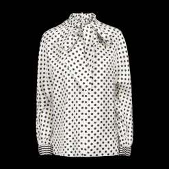Polka Dot Bow-Tie Shirt