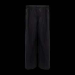 Profile Pinstriped Wool Trousers