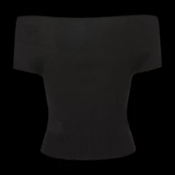 Reversible Off-Shoulder Knit Top