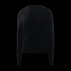 Ribbed Open-Back Sweater