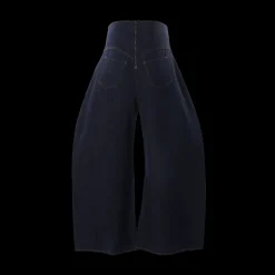 Rounded Back to Front Jeans