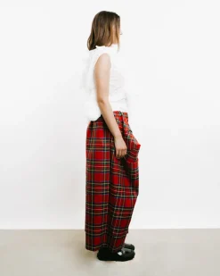 Ruffled Draped Top