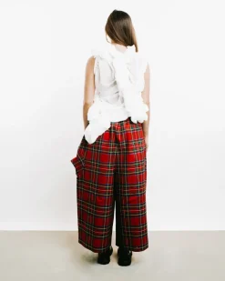 Ruffled Draped Top