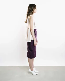 Satin Split Sleeves Top
