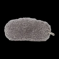 Shearling Glasses Case with Lanyard