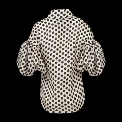 Short-Sleeved Polka Dot Shirt