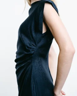 Silk Jacquard Dress
