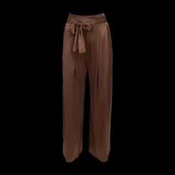 Silk Wide-Leg Pants