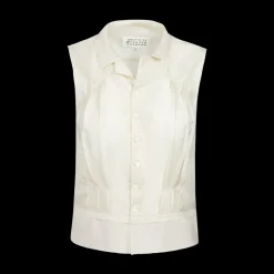 Sleeveless Silk Top