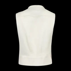 Sleeveless Silk Top