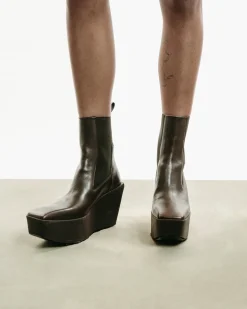 Sliver Platform Beatles Boot