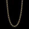 Small Chain Necklace With Diamond Toggle