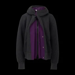Sponge Sweat x Grosgrain Layered Zip-Up Hoodie