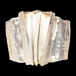 Sterling Silver Pleat Cuff