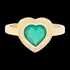 Stones of Wisdom Green Onyx Ring