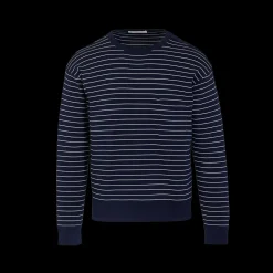 Striped Knit Pullover