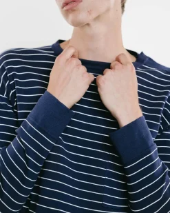 Striped Knit Pullover