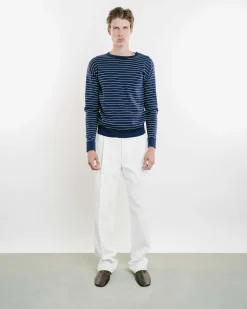 Striped Knit Pullover