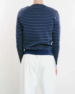 Striped Knit Pullover