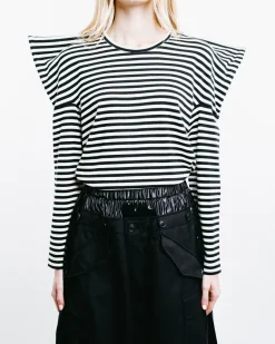 Striped Long-Sleeved Shirt