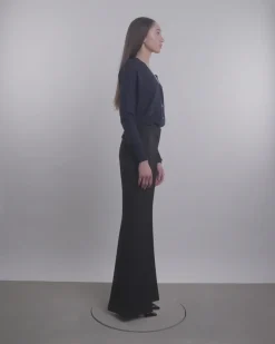 Tailored Fit Flared Trousers