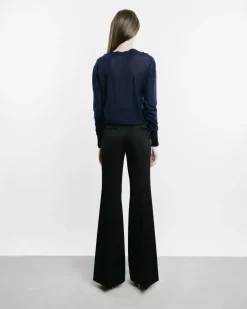 Tailored Fit Flared Trousers
