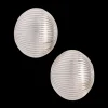 The Mali Jumbo Fluted Stud Silver Earrings