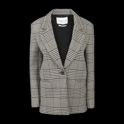 The Nell Plaid Single-Breasted Blazer
