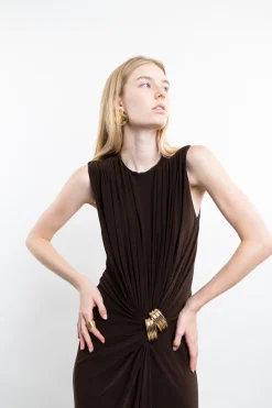 The Serena Draped Dress